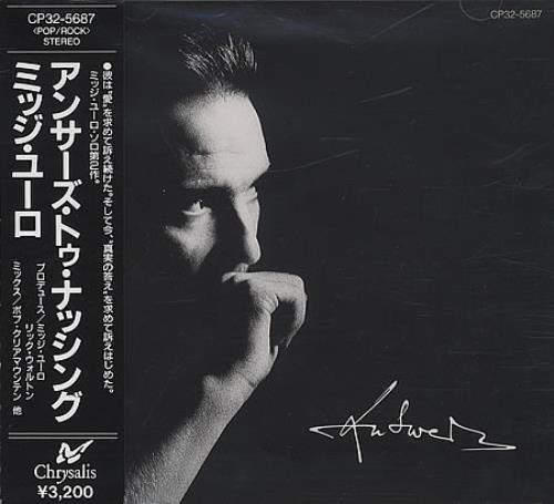 Midge Ure Answers (Answers To Nothing) CD album (CDLP) Japanese URECDAN283981