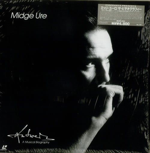 Midge Ure Answers - A Musical Biography laserdisc / lazerdisc Japanese URELZAN546266