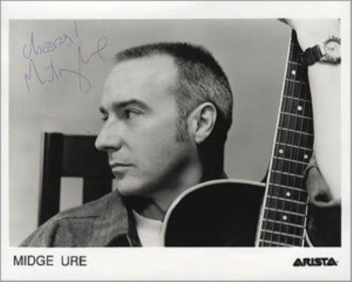 Midge Ure Autographed Photograph photograph UK UREPHAU356479