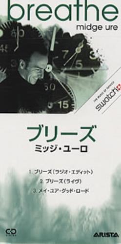 Midge Ure Breathe 3" CD single (CD3) Japanese UREC3BR325046