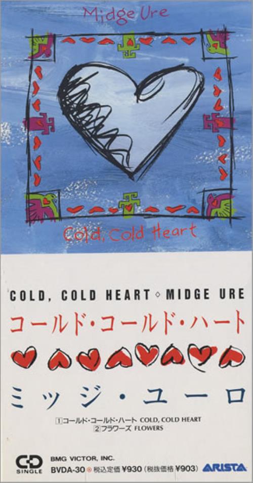 Midge Ure Cold Cold Heart 3" CD single (CD3) Japanese UREC3CO472605