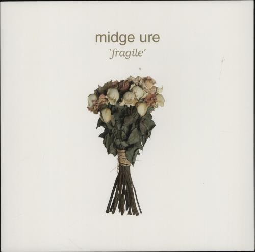 Midge Ure Fragile + Art Print vinyl LP album (LP record) UK URELPFR764407