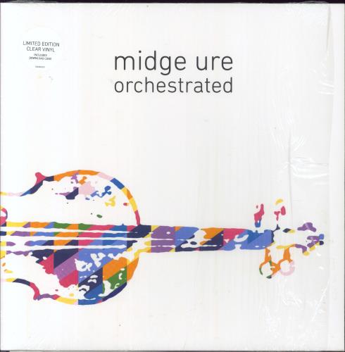 Midge Ure Orchestrated - Clear Vinyl - Shrink 2-LP vinyl record set (Double LP Album) UK URE2LOR796954