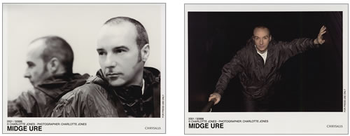 Midge Ure Publicity Photographs - Set of Three photograph UK UREPHPU208841