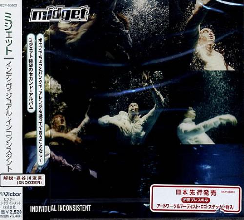 Midget Individual Inconsistent CD album (CDLP) Japanese MGTCDIN268748