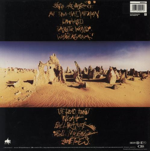 Midnight Oil Diesel And Dust - Hype Stickered vinyl LP album (LP record) UK OILLPDI383968