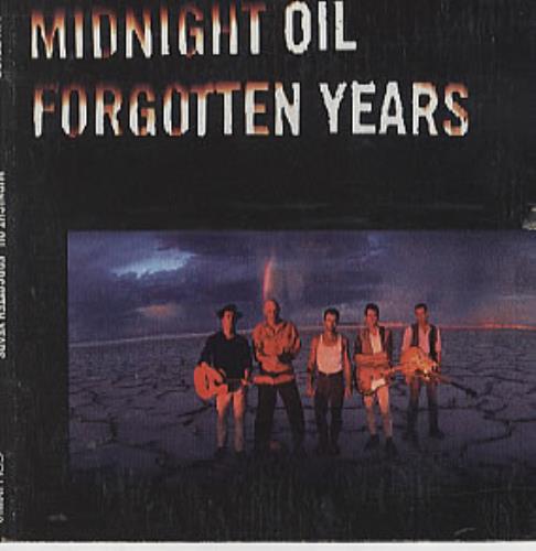 Midnight Oil Forgotten Years CD single (CD5 / 5") US OILC5FO44613