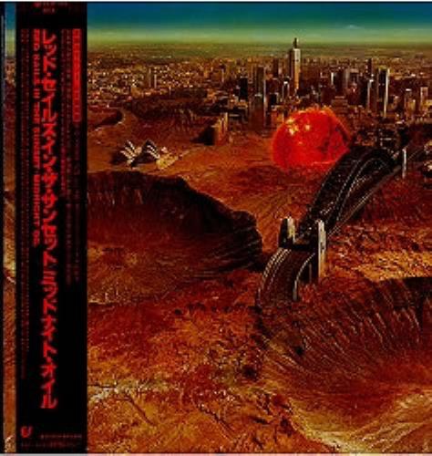 Midnight Oil Red Sails In The Sunset vinyl LP album (LP record) Japanese OILLPRE166743