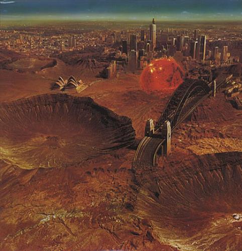 Midnight Oil Red Sails In The Sunset vinyl LP album (LP record) Australian OILLPRE26284