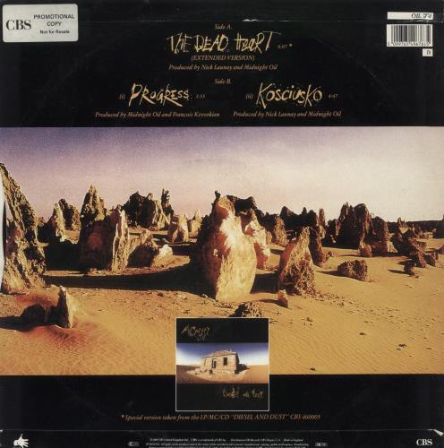 Midnight Oil The Dead Heart 12" vinyl single (12 inch record / Maxi-single) UK OIL12TH20011