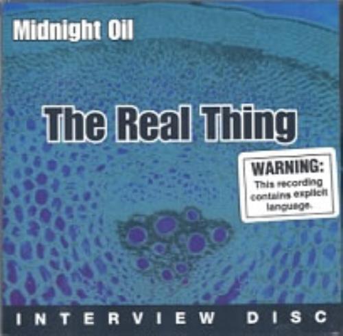 Midnight Oil The Real Thing Interview Disc CD album (CDLP) Australian OILCDTH171844