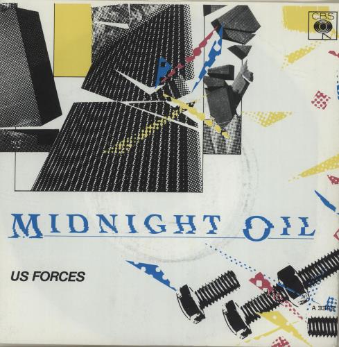 Midnight Oil US Forces 7" vinyl single (7 inch record / 45) UK OIL07US684075