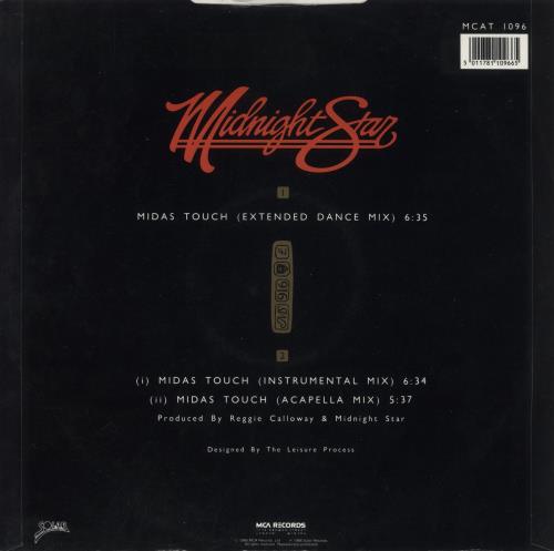 Midnight Star Midas Touch - P/S 12" vinyl single (12 inch record / Maxi-single) UK M~S12MI427369