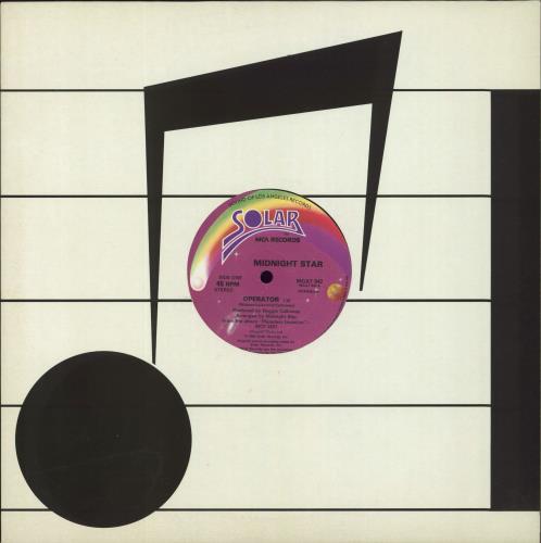 Midnight Star Operator 12" vinyl single (12 inch record / Maxi-single) UK M~S12OP804768