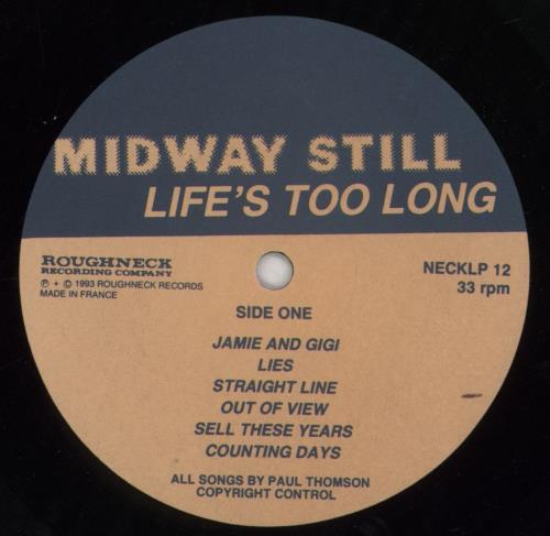 Midway Still Life's Too Long vinyl LP album (LP record) UK ML4LPLI623919