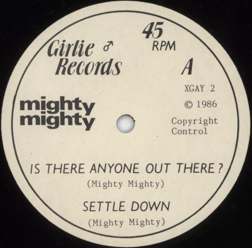Mighty Mighty Is There Anyone Out There? 12" vinyl single (12 inch record / Maxi-single) UK MAQ12IS316772