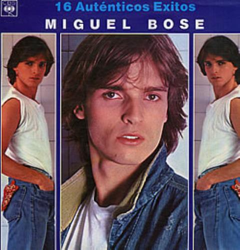 Miguel Bose 16 Autenticos Exitos vinyl LP album (LP record) Colombian MBSLPAU262937