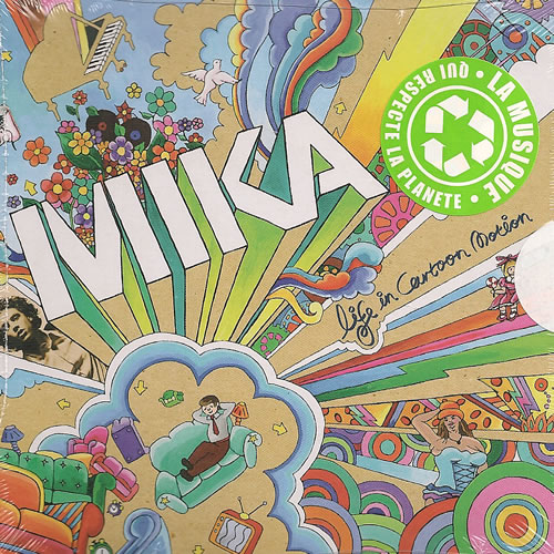 Mika Life In Cartoon Motion CD album (CDLP) French MK5CDLI488820
