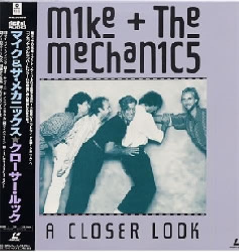 Mike & The Mechanics A Closer Look laserdisc / lazerdisc Japanese MIKLZAC185824