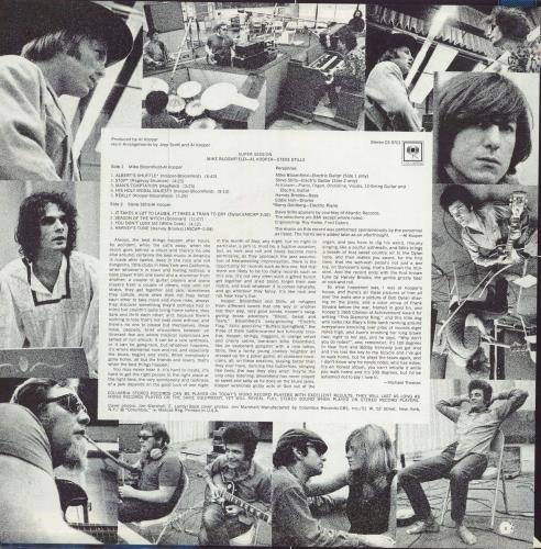 Mike Bloomfield & Al Kooper Super Session vinyl LP album (LP record) US NXKLPSU786872