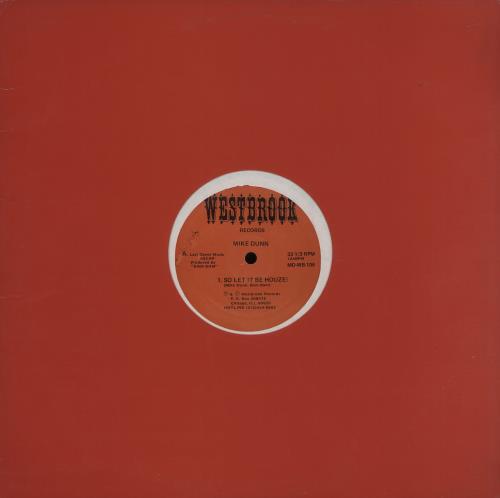 Mike Dunn So Let It Be Houze! 12" vinyl single (12 inch record / Maxi-single) US OY612SO671392