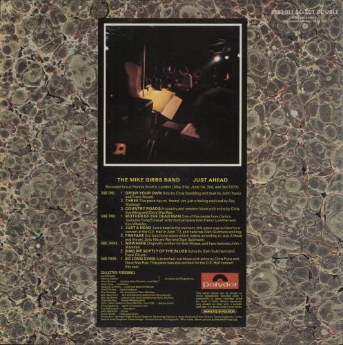 Mike Gibbs Just Ahead 2-LP vinyl record set (Double LP Album) UK GBZ2LJU473862