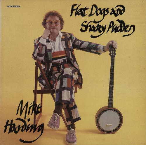 Mike Harding Flat Dogs And Shaky Pudden' vinyl LP album (LP record) UK M.HLPFL751709