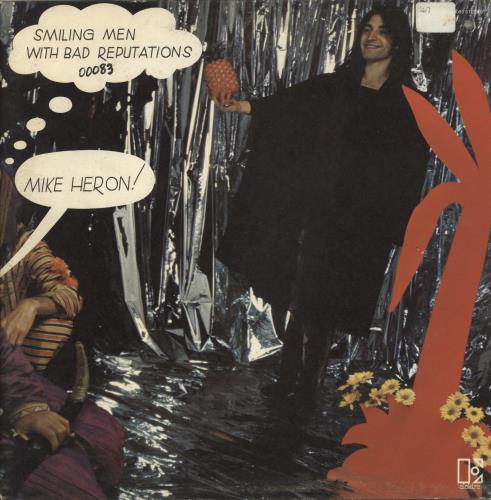 Mike Heron Smiling Men With Bad Reputations - Radio Sation Copy vinyl LP album (LP record) US M\HLPSM874217