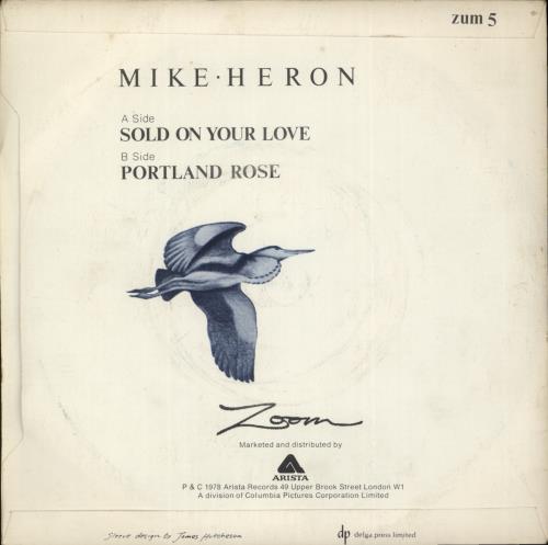 Mike Heron Sold On Your Love 7" vinyl single (7 inch record / 45) UK M\H07SO752696