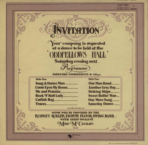 Mike McClellan Ask Any Dancer vinyl LP album (LP record) UK 2RQLPAS759626