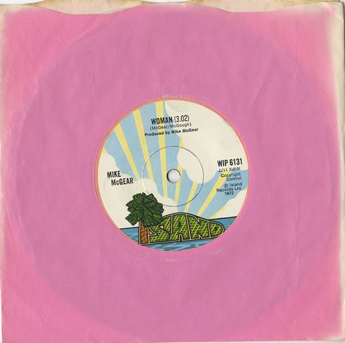 Mike McGear Woman 7" vinyl single (7 inch record / 45) UK MKG07WO450688