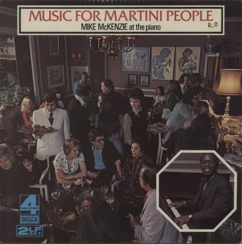 Mike McKenzie Music For Martini People - Autographed 2-LP vinyl record set (Double LP Album) UK O0K2LMU674134