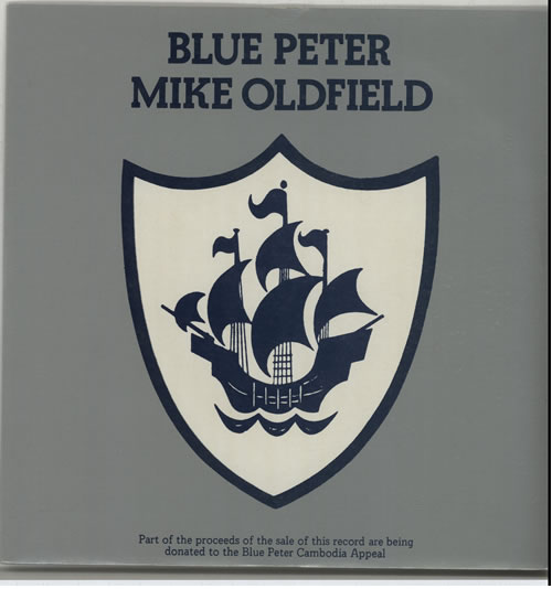 Mike Oldfield Blue Peter - 1st 7" vinyl single (7 inch record / 45) UK OLD07BL636057