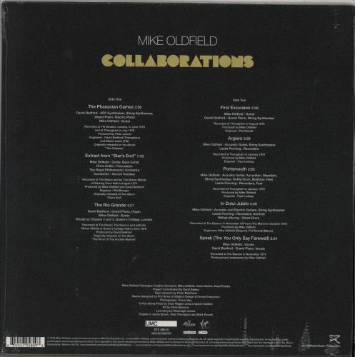 Mike Oldfield Collaborations - 180g vinyl LP album (LP record) UK OLDLPCO763968
