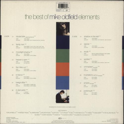 Mike Oldfield Elements - The Best Of Mike Oldfield vinyl LP album (LP record) UK OLDLPEL870398