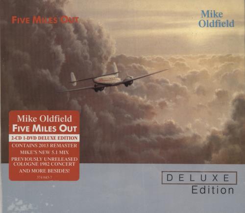 Mike Oldfield Five Miles Out - Deluxe Edition 3-disc CD/DVD Set UK OLD3DFI821790
