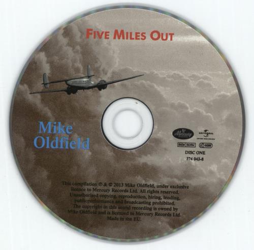Mike Oldfield Five Miles Out - Deluxe Edition 3-disc CD/DVD Set UK OLD3DFI821790