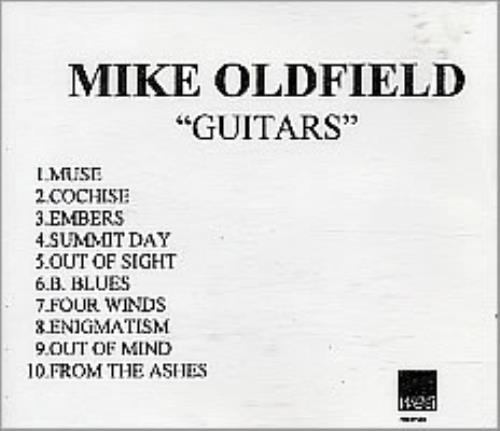 Mike Oldfield Guitars CD-R acetate UK OLDCRGU135937