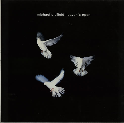 Mike Oldfield Heaven's Open 12" vinyl single (12 inch record / Maxi-single) UK OLD12HE21256