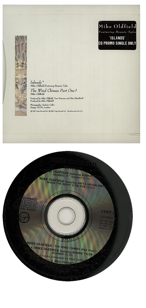 Mike Oldfield Islands CD single (CD5 / 5") UK OLDC5IS07291