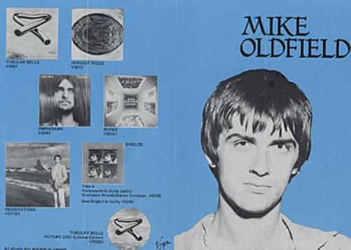 Mike Oldfield Mike Oldfield handbill UK OLDHBMI317740