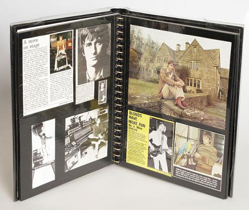 Mike Oldfield Photo Album Of Press Cuttings memorabilia UK OLDMMPH508446