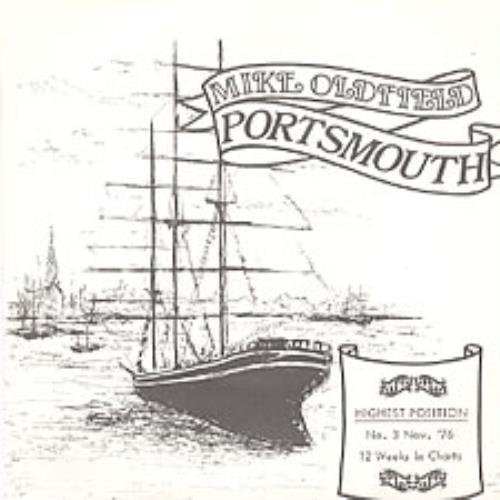 Mike Oldfield Portsmouth - P/S 7" vinyl single (7 inch record / 45) UK OLD07PO212528