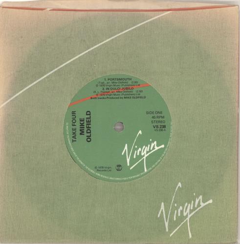 Mike Oldfield Take 4 7" vinyl single (7 inch record / 45) UK OLD07TA694430