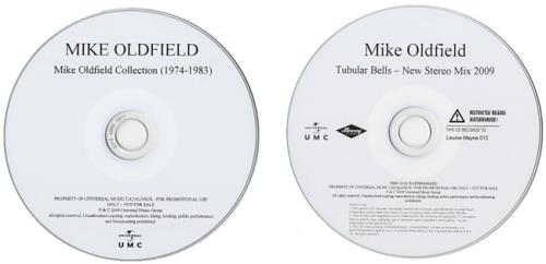Mike Oldfield The Collection CD-R acetate UK OLDCRTH485184