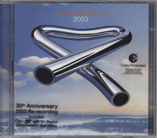 Mike Oldfield Tubular Bells 2003 2-disc CD/DVD set UK OLD2DTU821781