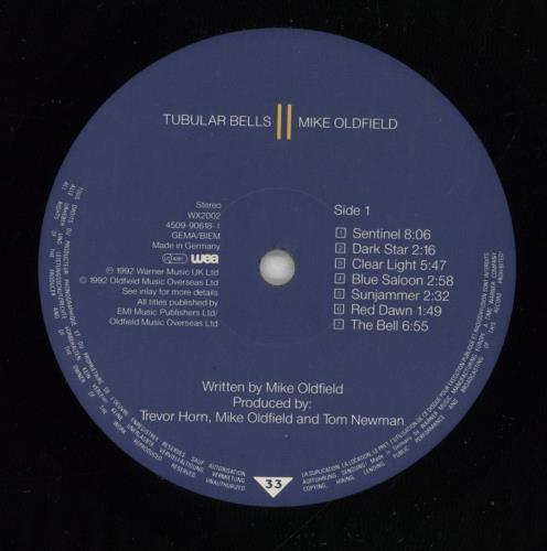 Mike Oldfield Tubular Bells II vinyl LP album (LP record) UK OLDLPTU09222