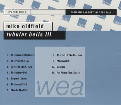 Mike Oldfield Tubular Bells Iii CD album (CDLP) German OLDCDTU136303