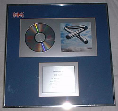 Mike Oldfield Tubular Bells award disc UK OLDAWTU220845
