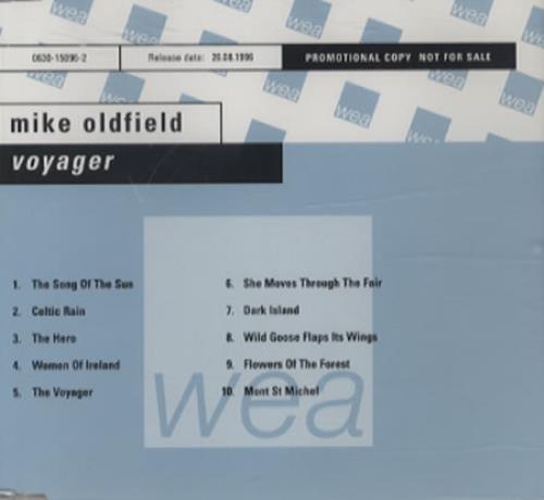 Mike Oldfield Voyager CD album (CDLP) UK OLDCDVO71280
